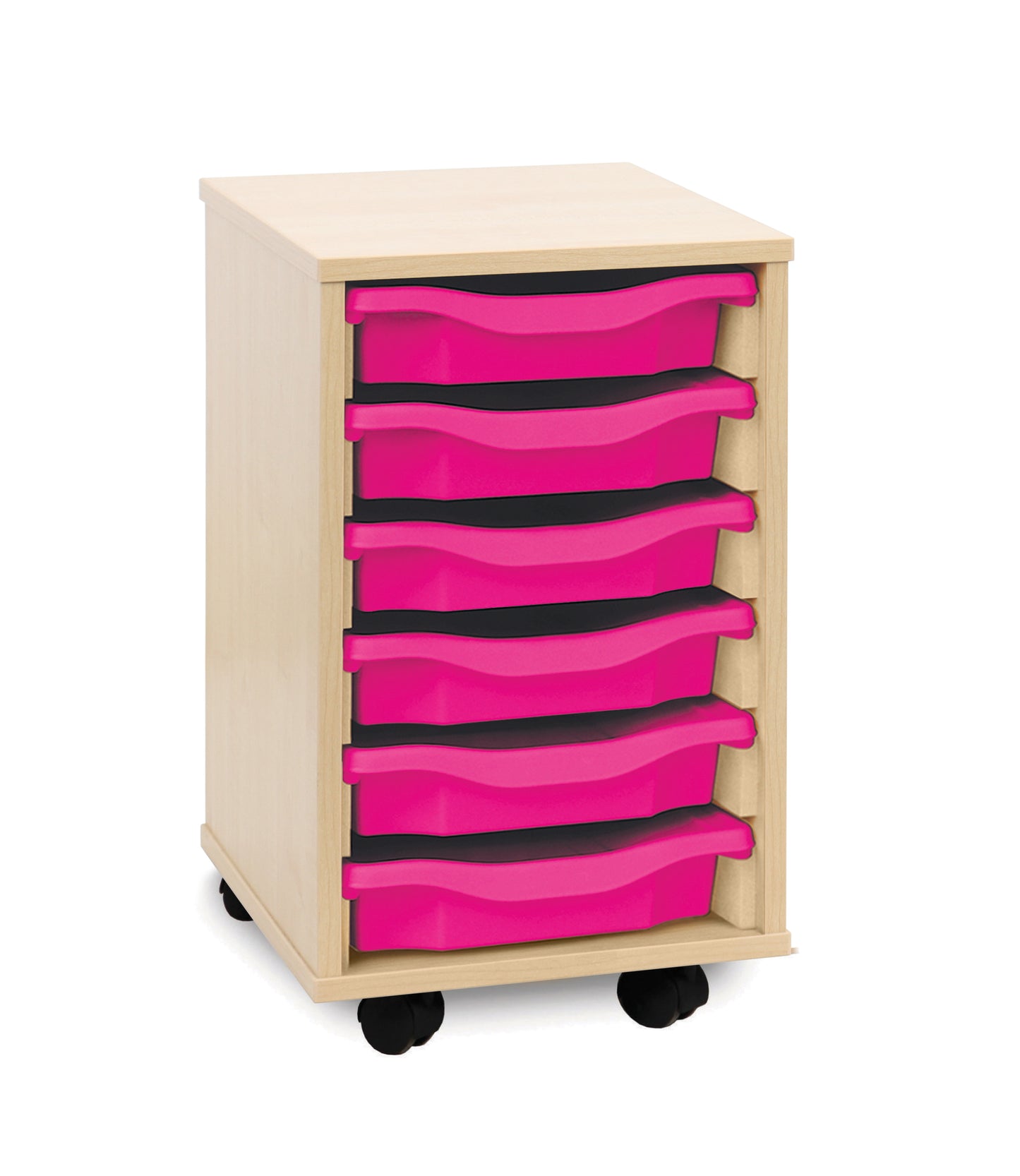 6 Tray Maple MFC storage unit