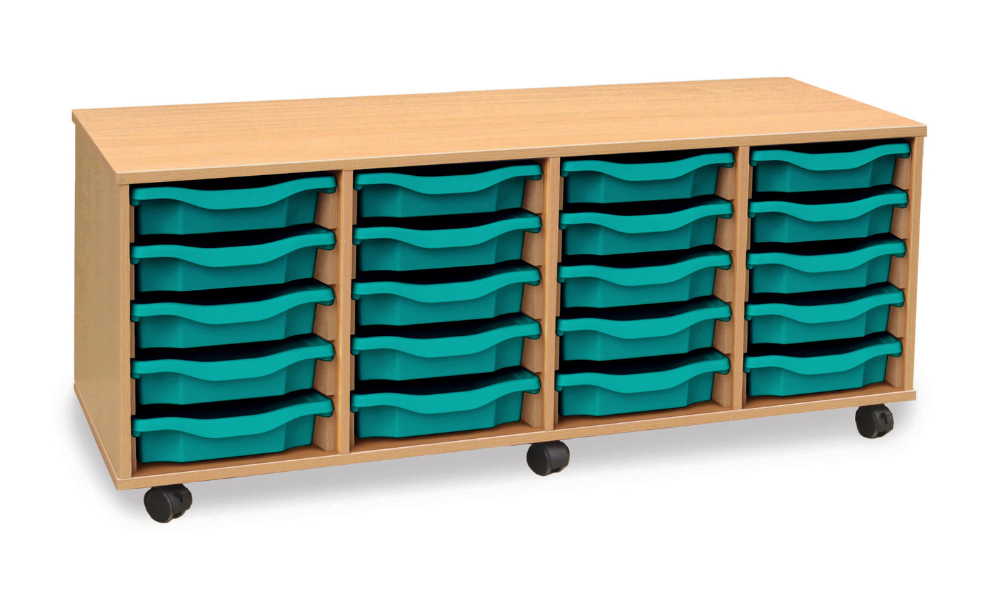 20 tray Beech MFC storage unit
