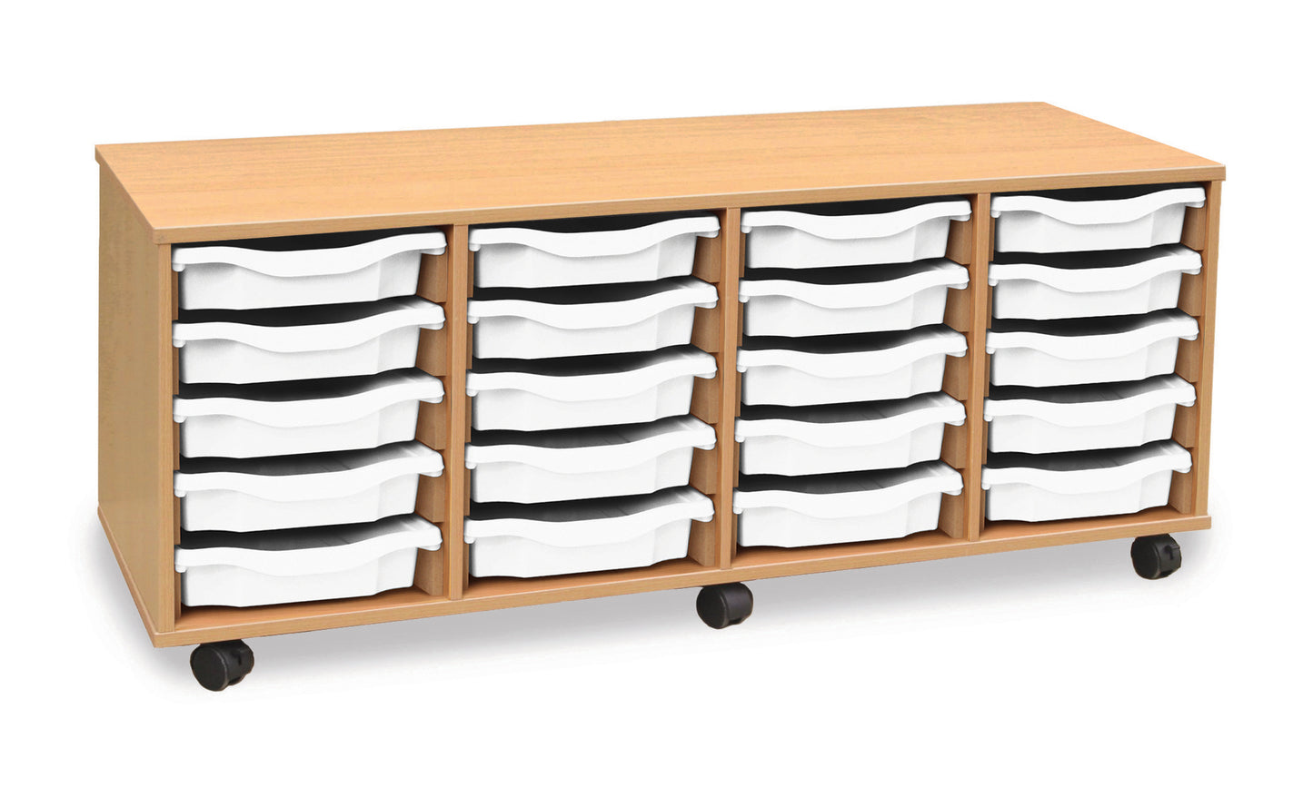 20 tray Beech MFC storage unit