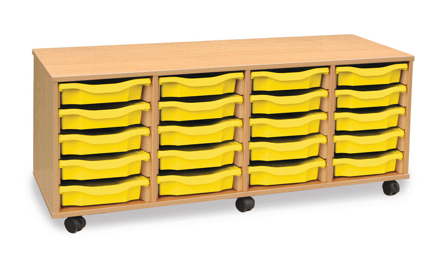 20 tray Beech MFC storage unit