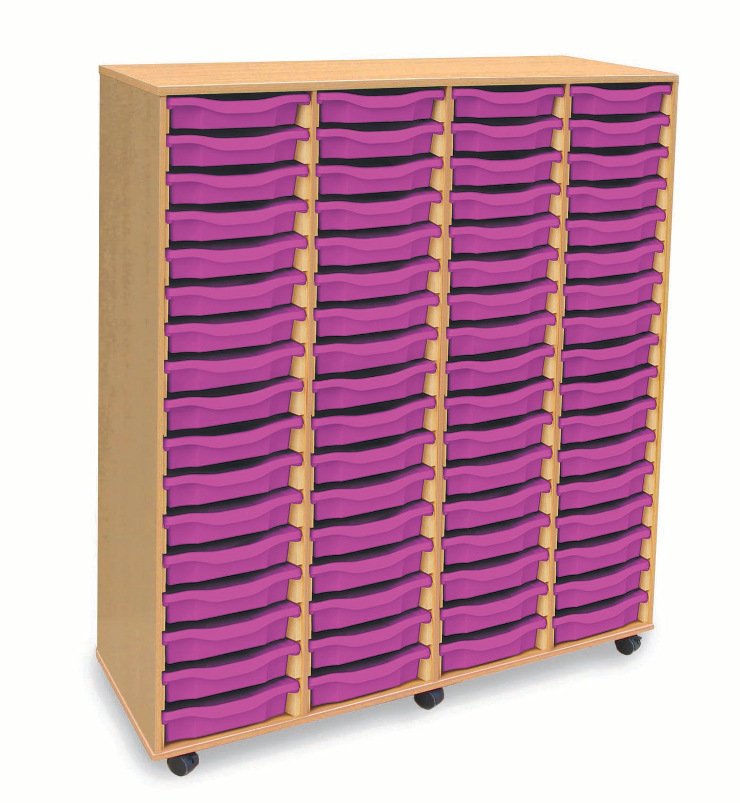 64 tray Beech MFC storage unit