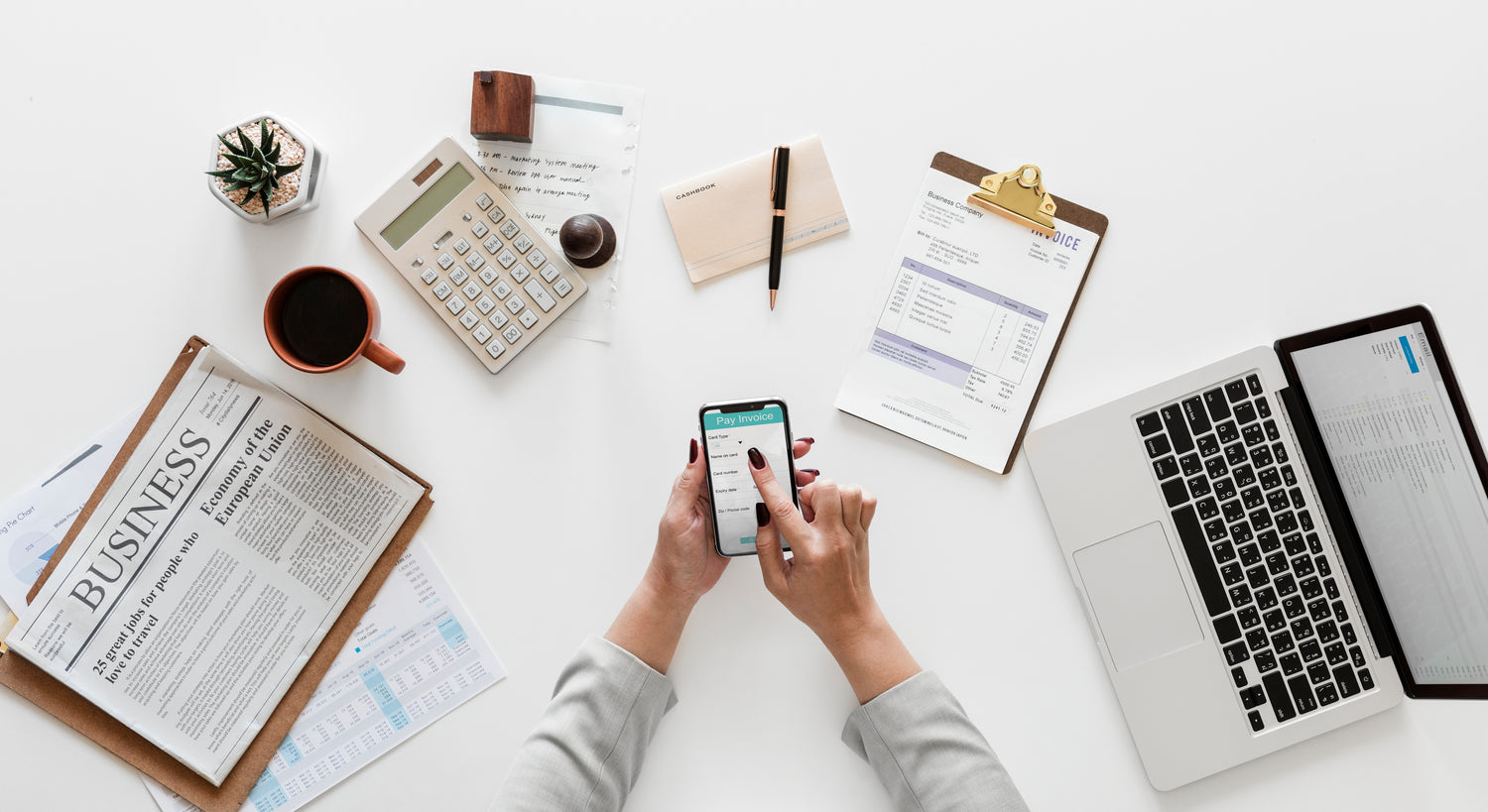 getting business finances in order image