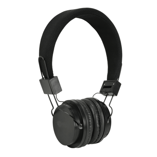 front tilted view of headphones