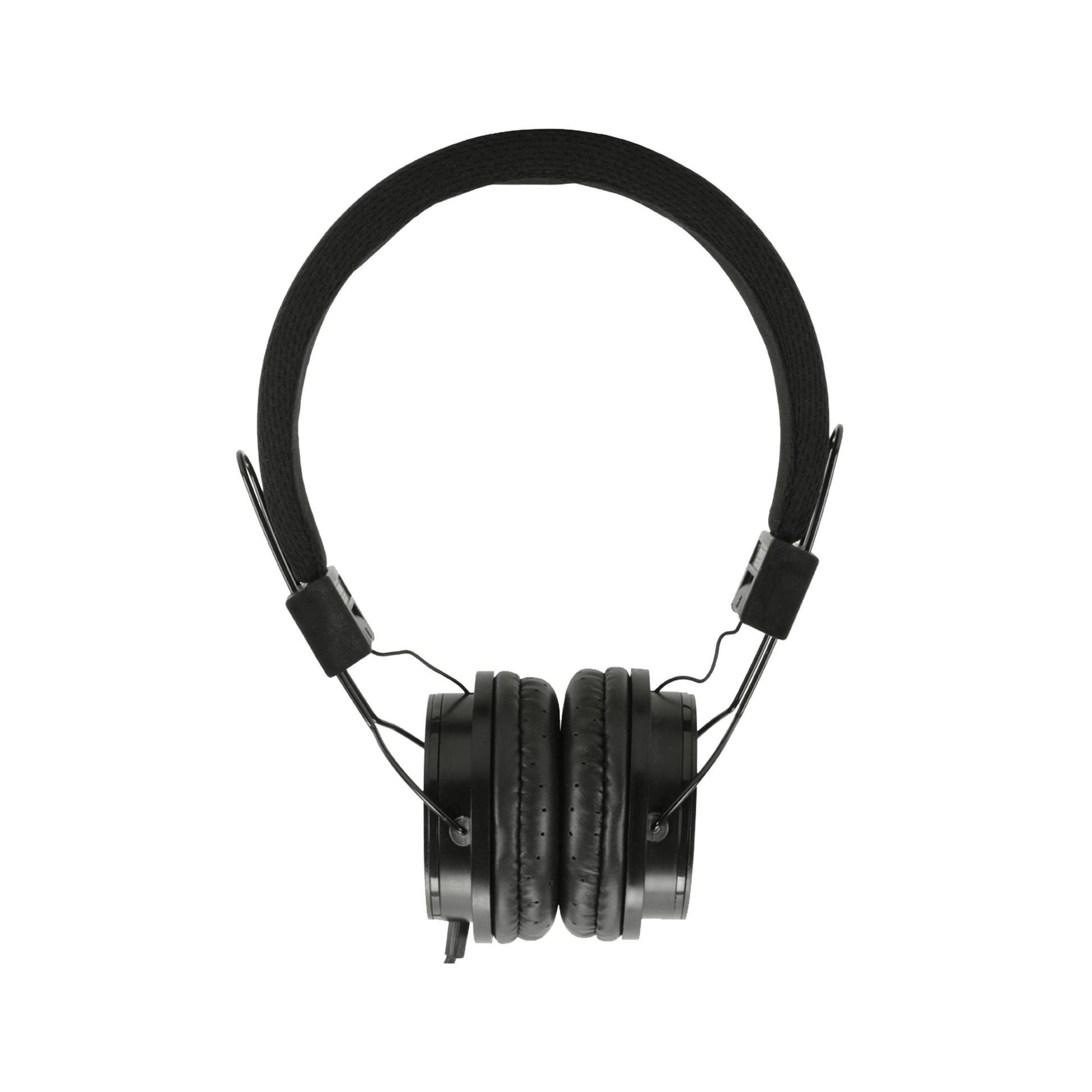 front view of headphones