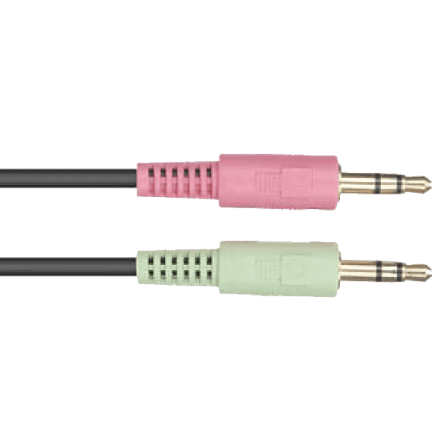 3.5mm connection one for audio one for mic