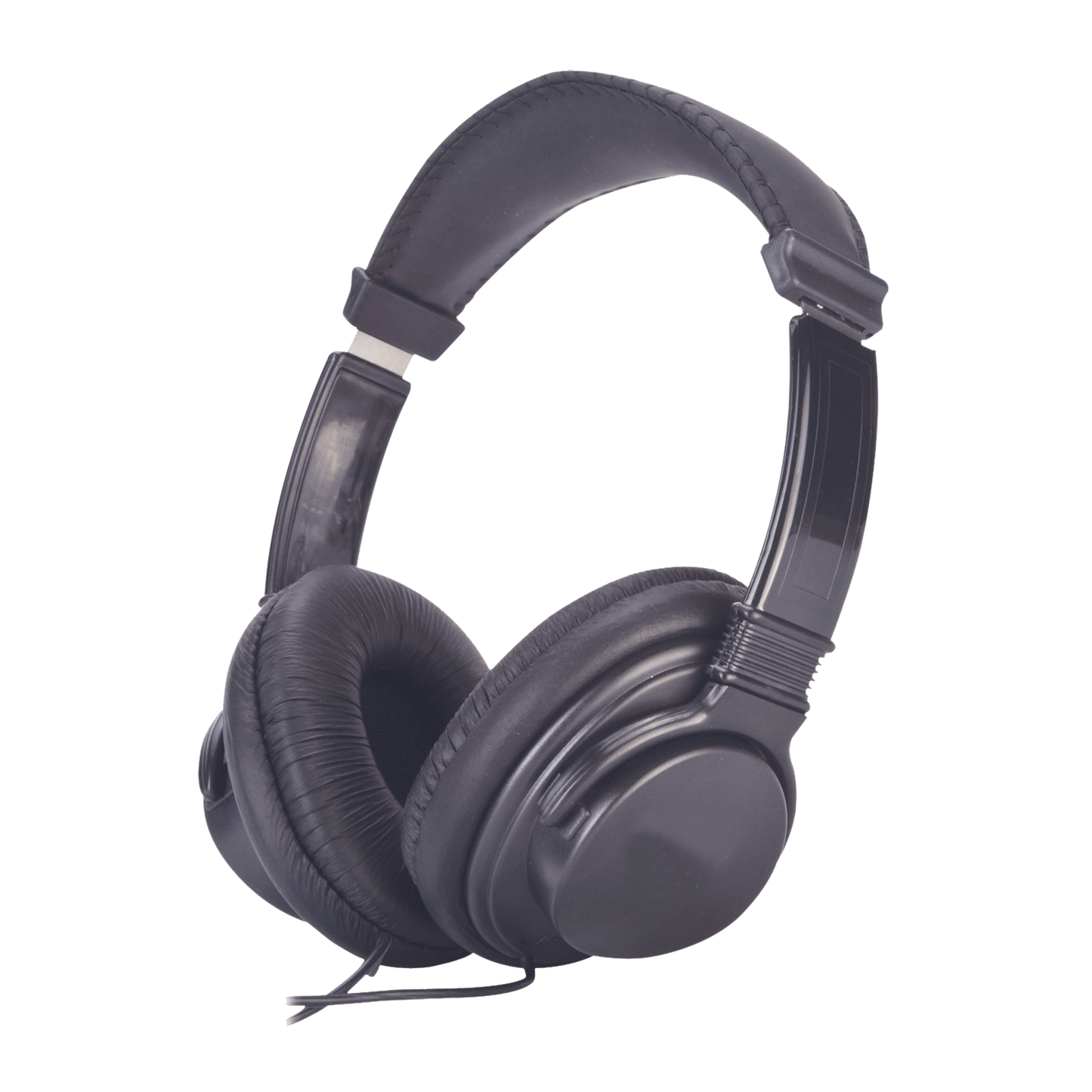 front side view of headphones