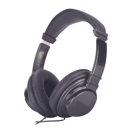 front side view of headphones