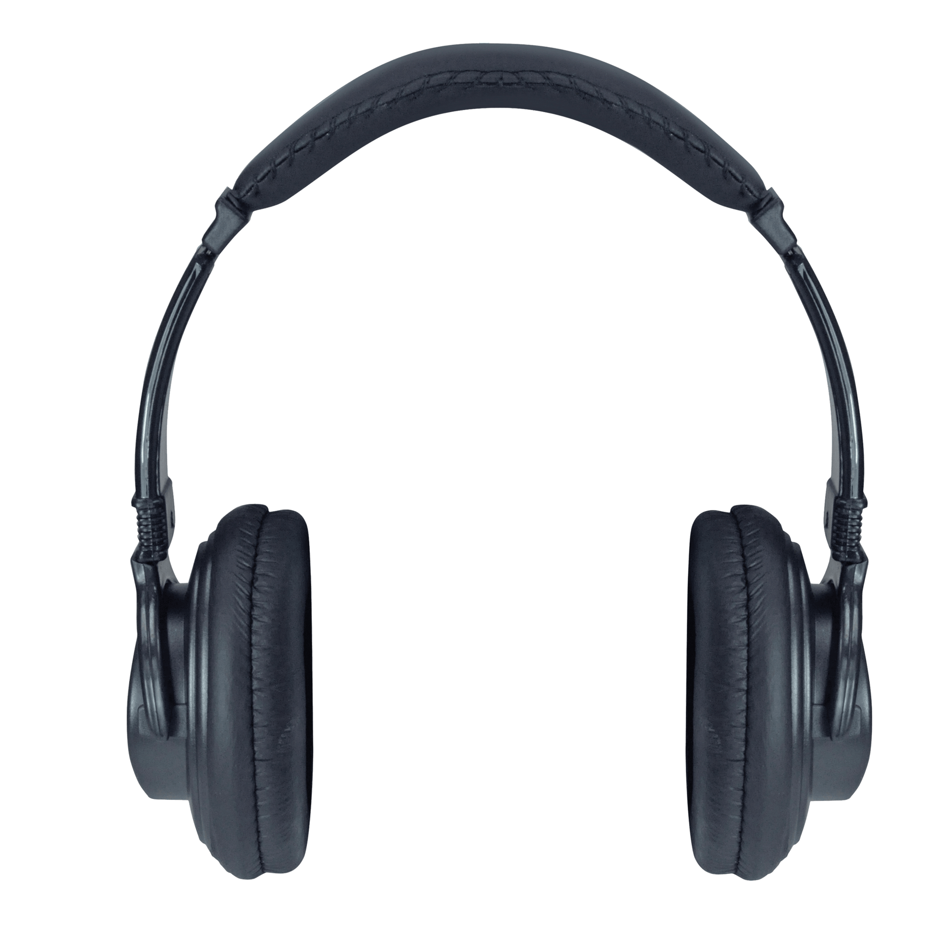 front view of headphones