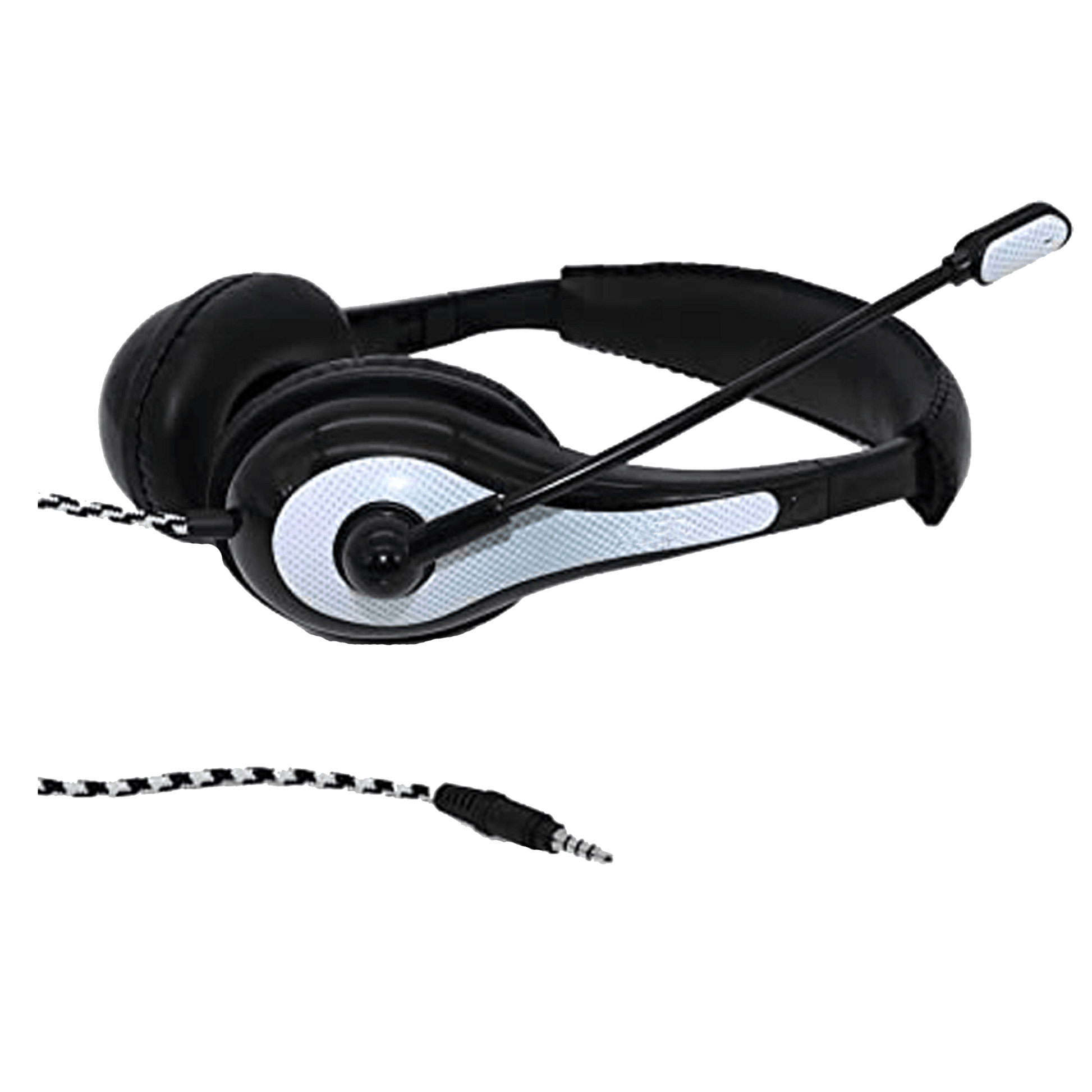 headphones lying flat with connection