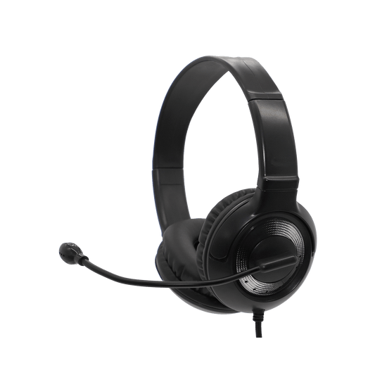 side view of headphones