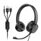 30 Pack - Boom Headphones with Multi-Connector