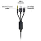 30 Pack - Boom Headphones with Multi-Connector