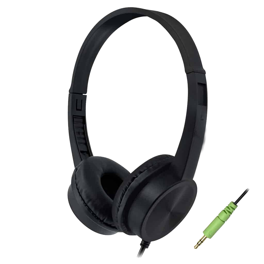 Black Headphones with 3.5mm connection