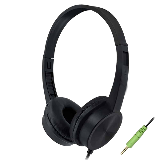 Black Headphones with 3.5mm connection