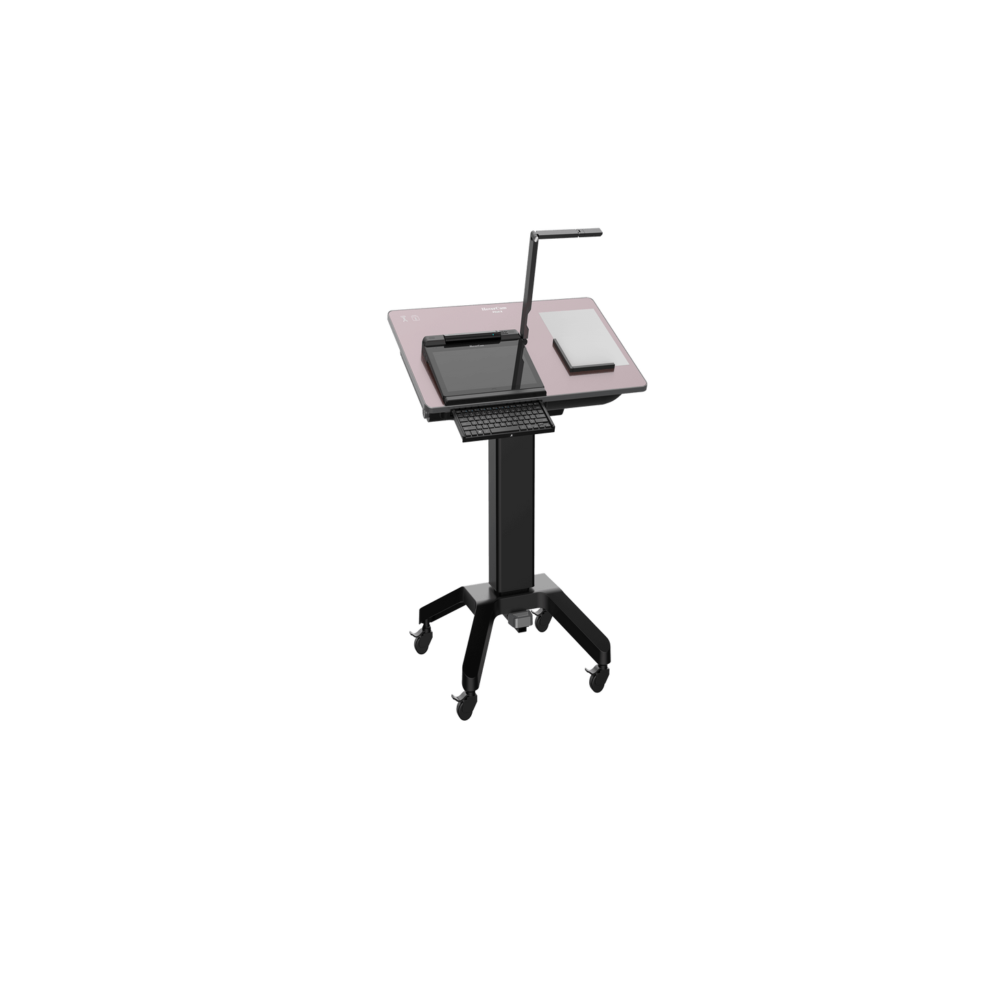 Pilot X Lectern with portable tablet and document camera 