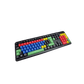 Lower and Uppercase Keyboard with coloured keys