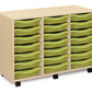 21 Tray Maple MFC storage unit