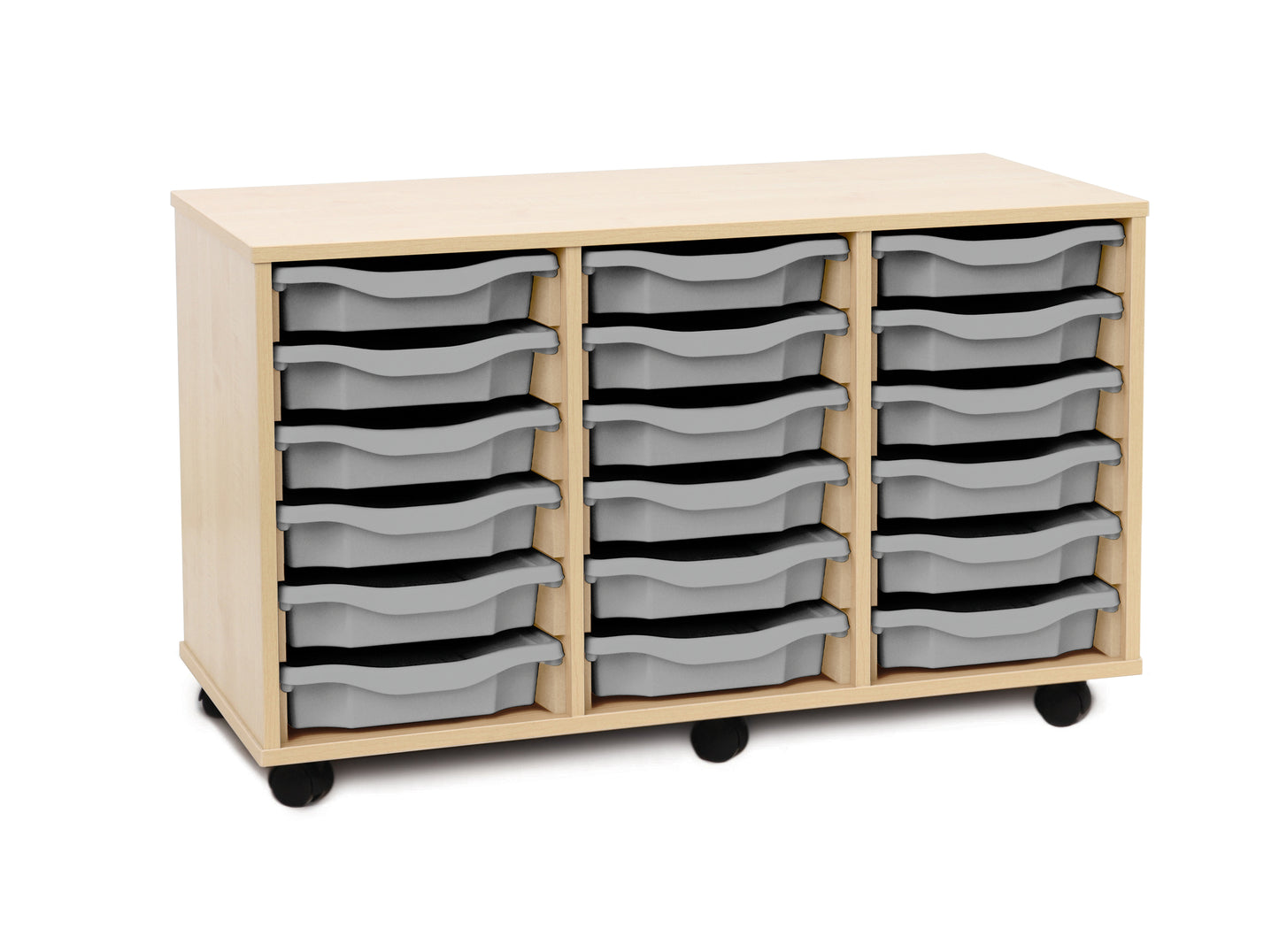 18 tray Maple MFC storage unit