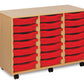 21 Tray Beech MFC storage unit