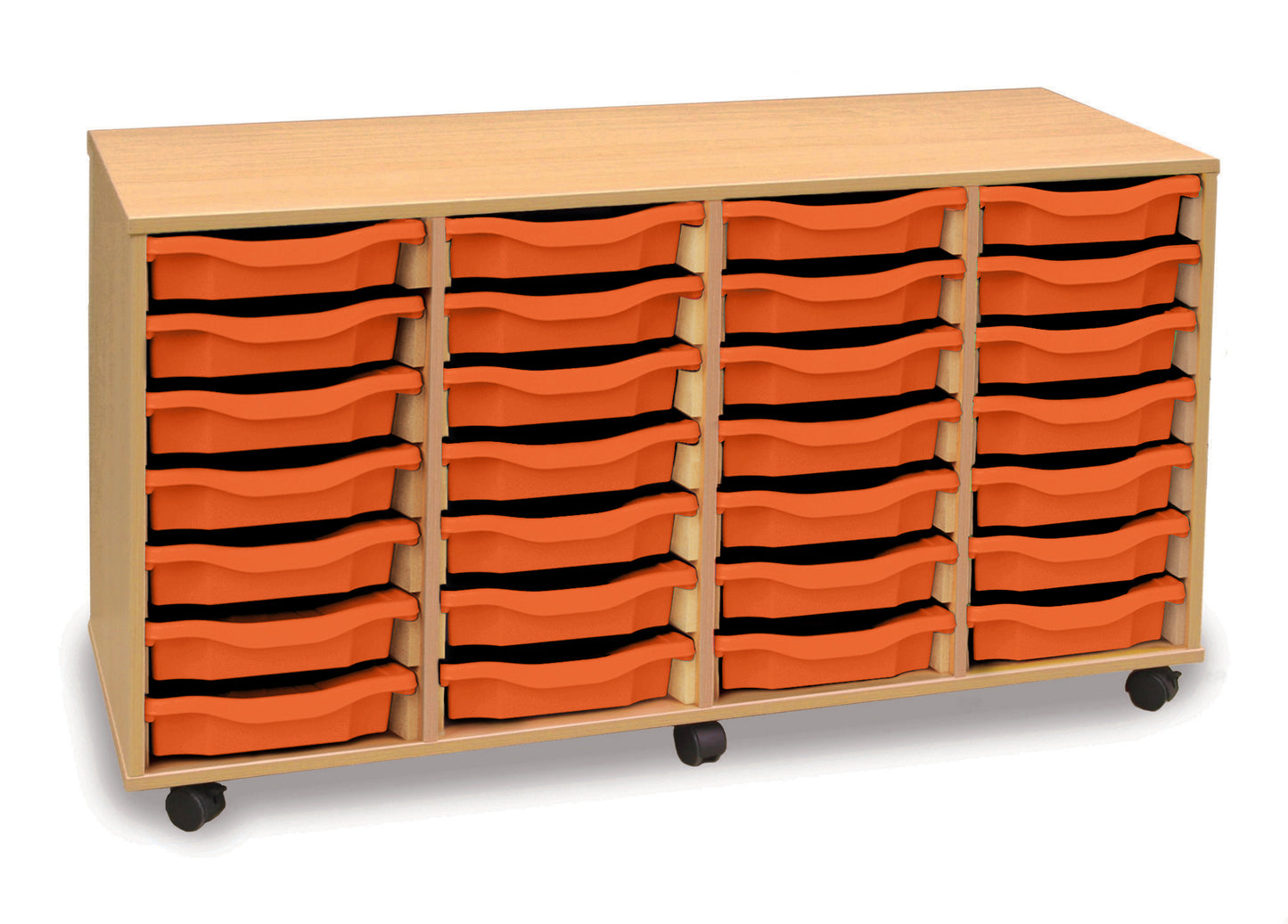 28 tray Beech MFC storage unit