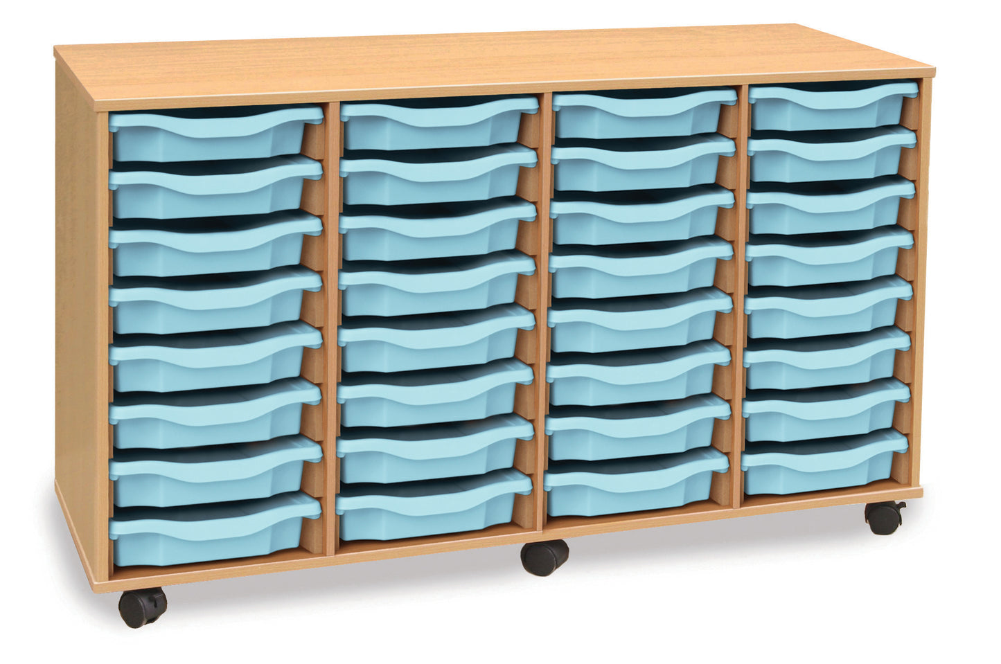 32 tray Beech MFC storage unit