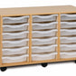 18 tray Beech MFC storage unit