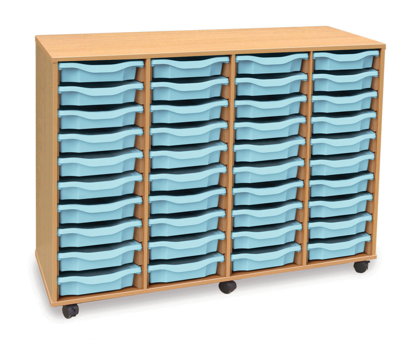 40 tray Beech MFC storage unit