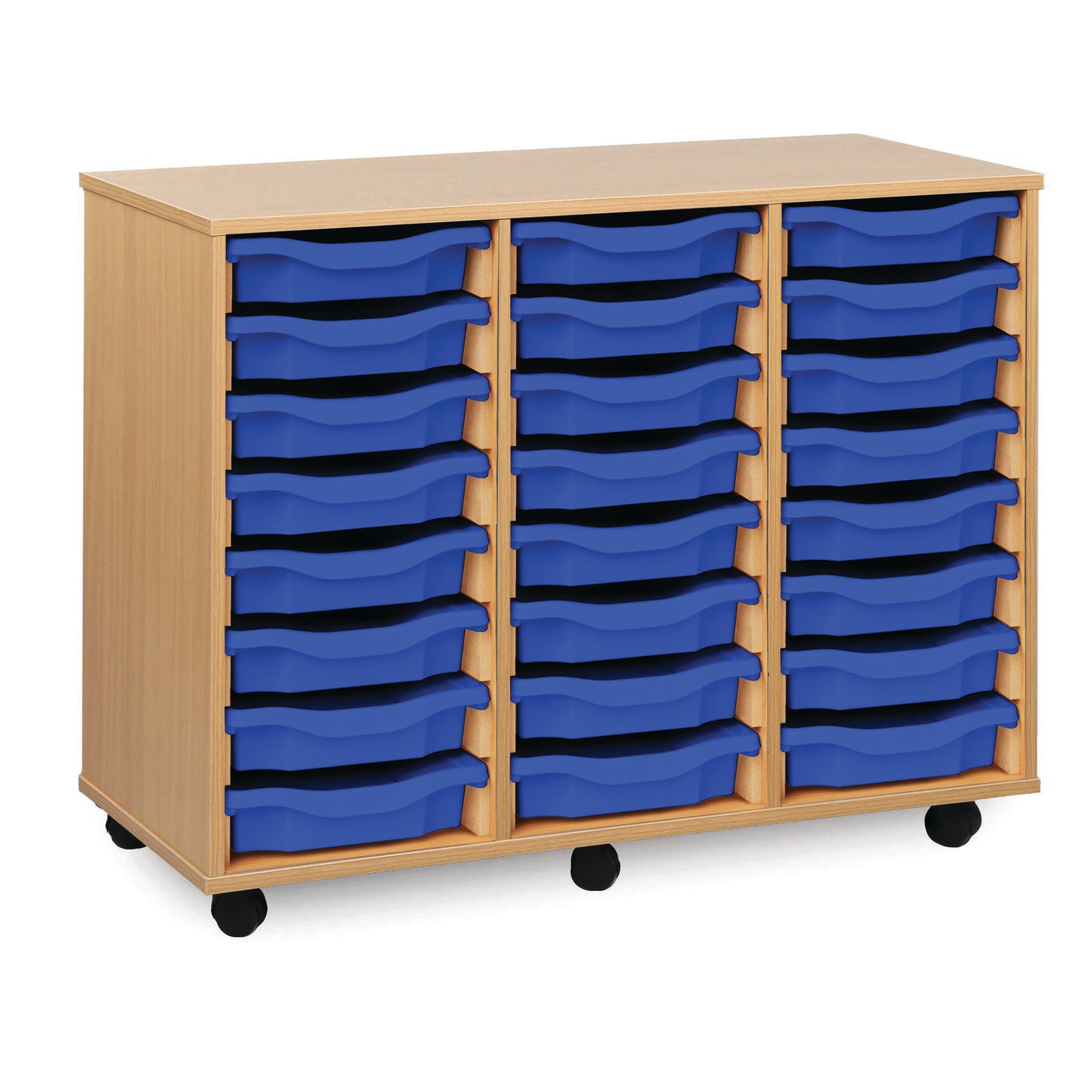 24 tray Beech MFC storage unit