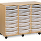 24 tray Beech MFC storage unit