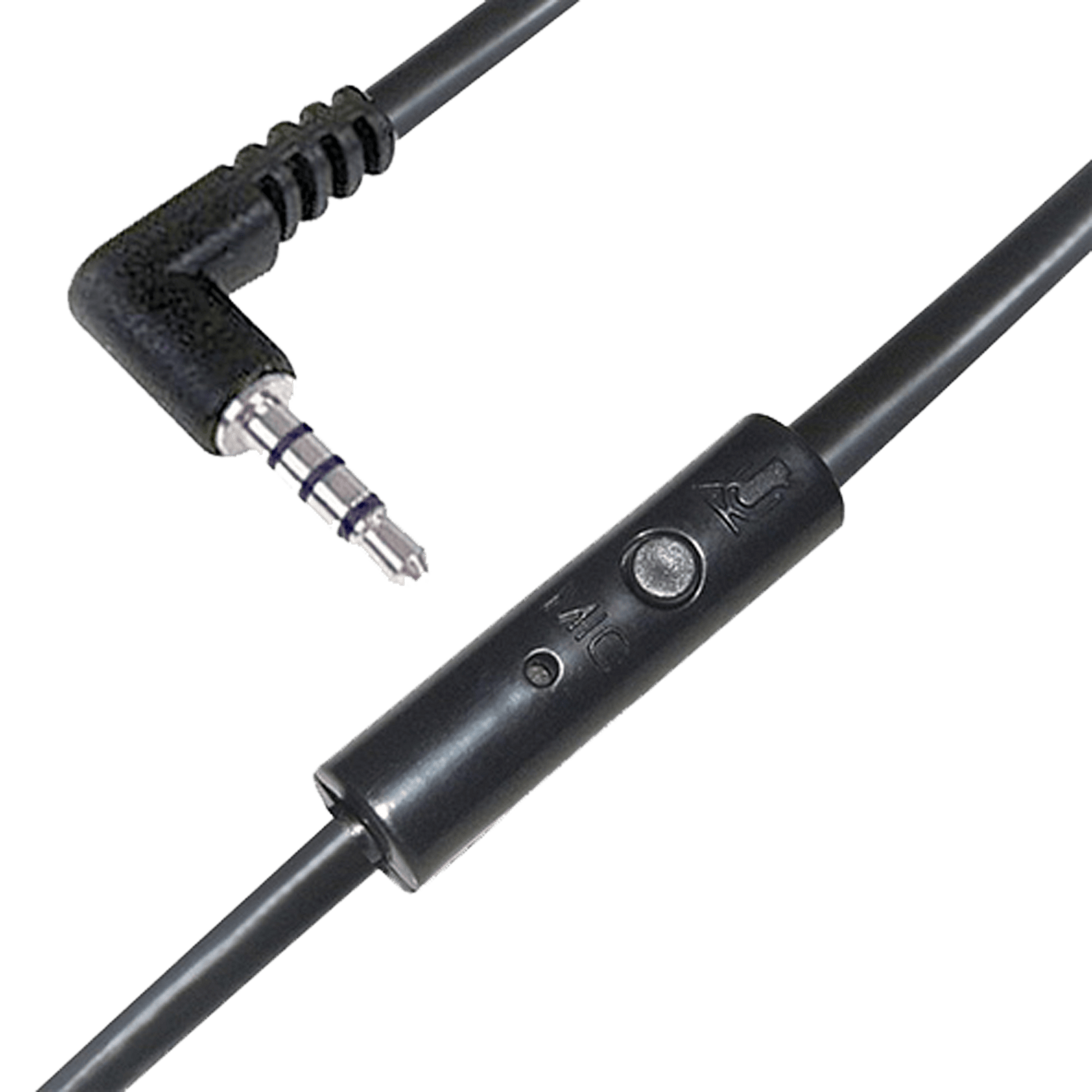 mic and right angled jack connection