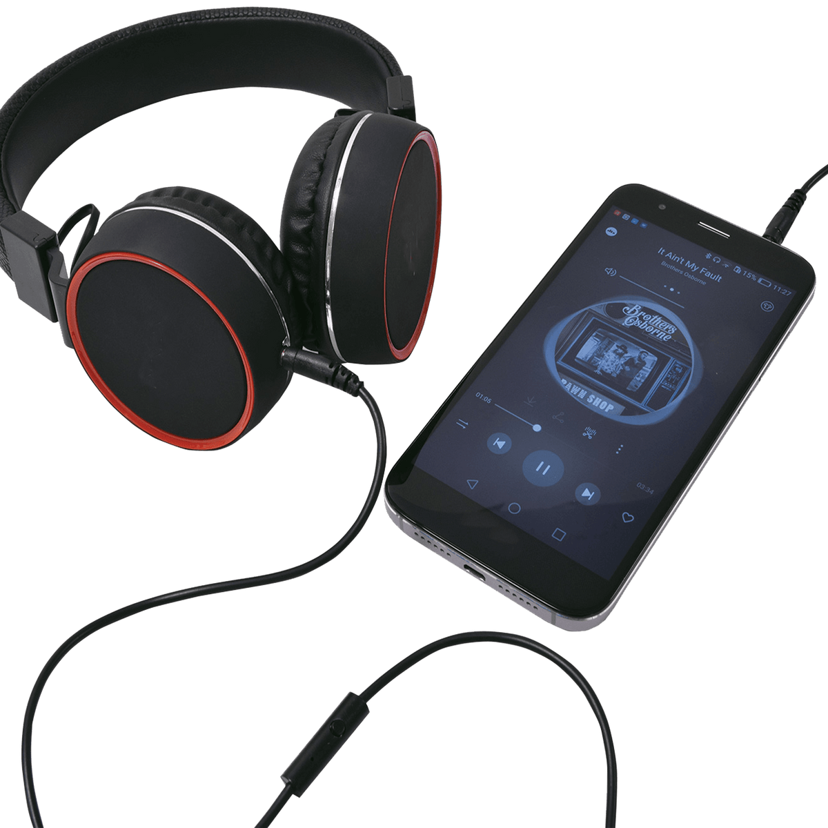 In Line Mic Multimedia Headphones with Inline Microphone – Wishtrac