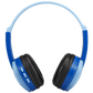 blue wireless headphones