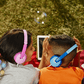 children wearing headphones 