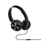 front view of headphones