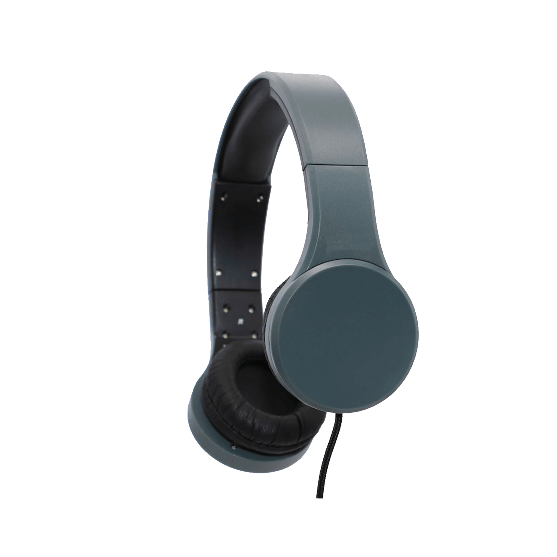 grey headphones side view