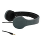 side flat view of headphones