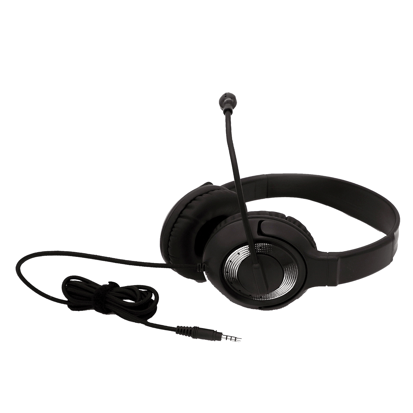 headphones lying flat with connection