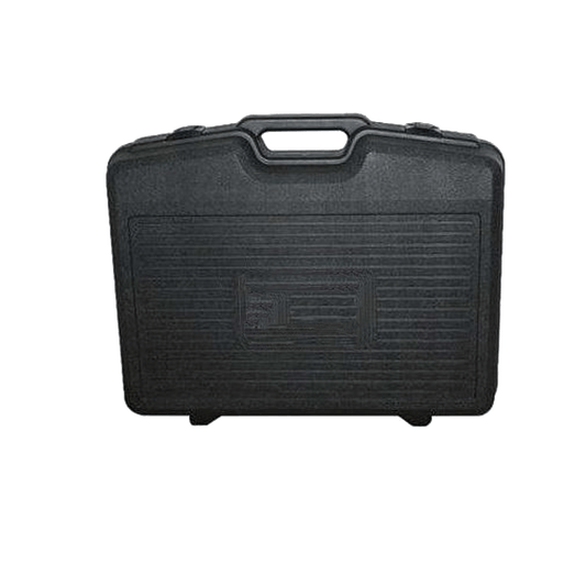 hard case to store headphones front view
