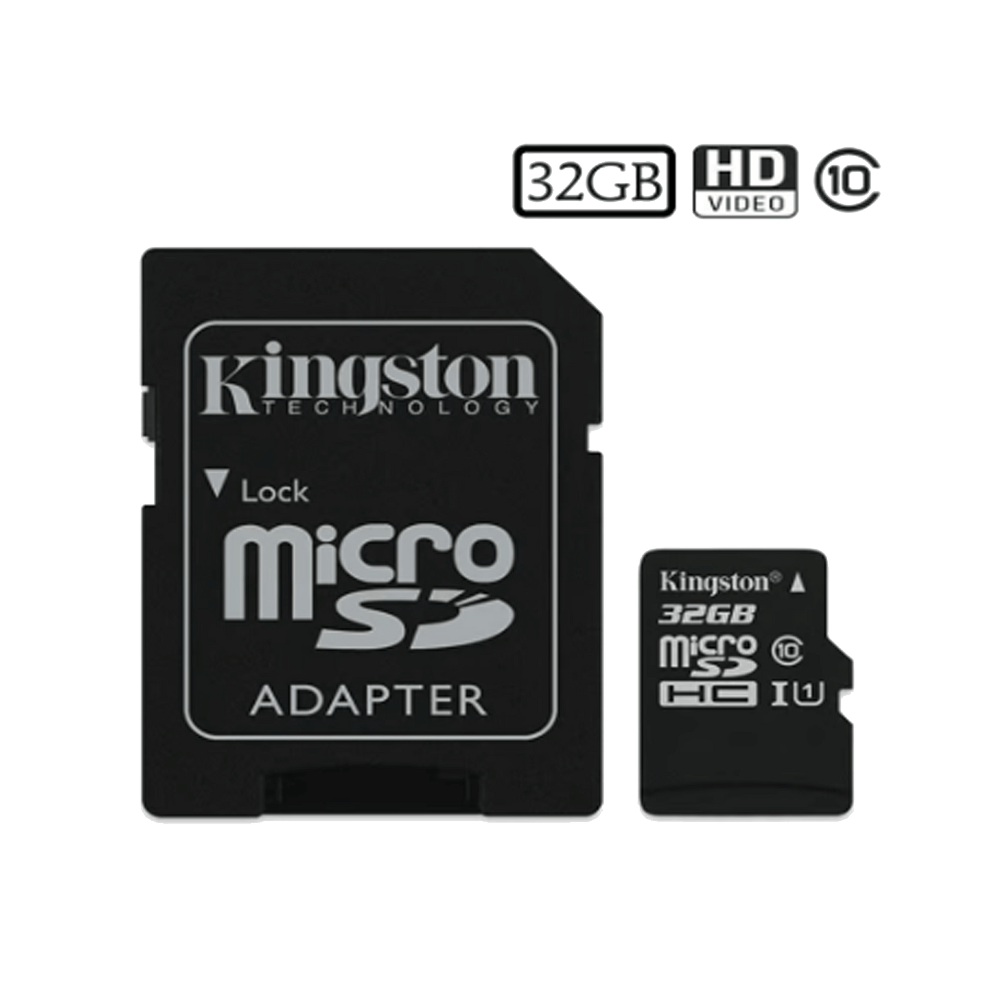 32 GB SD Card and Adapter 